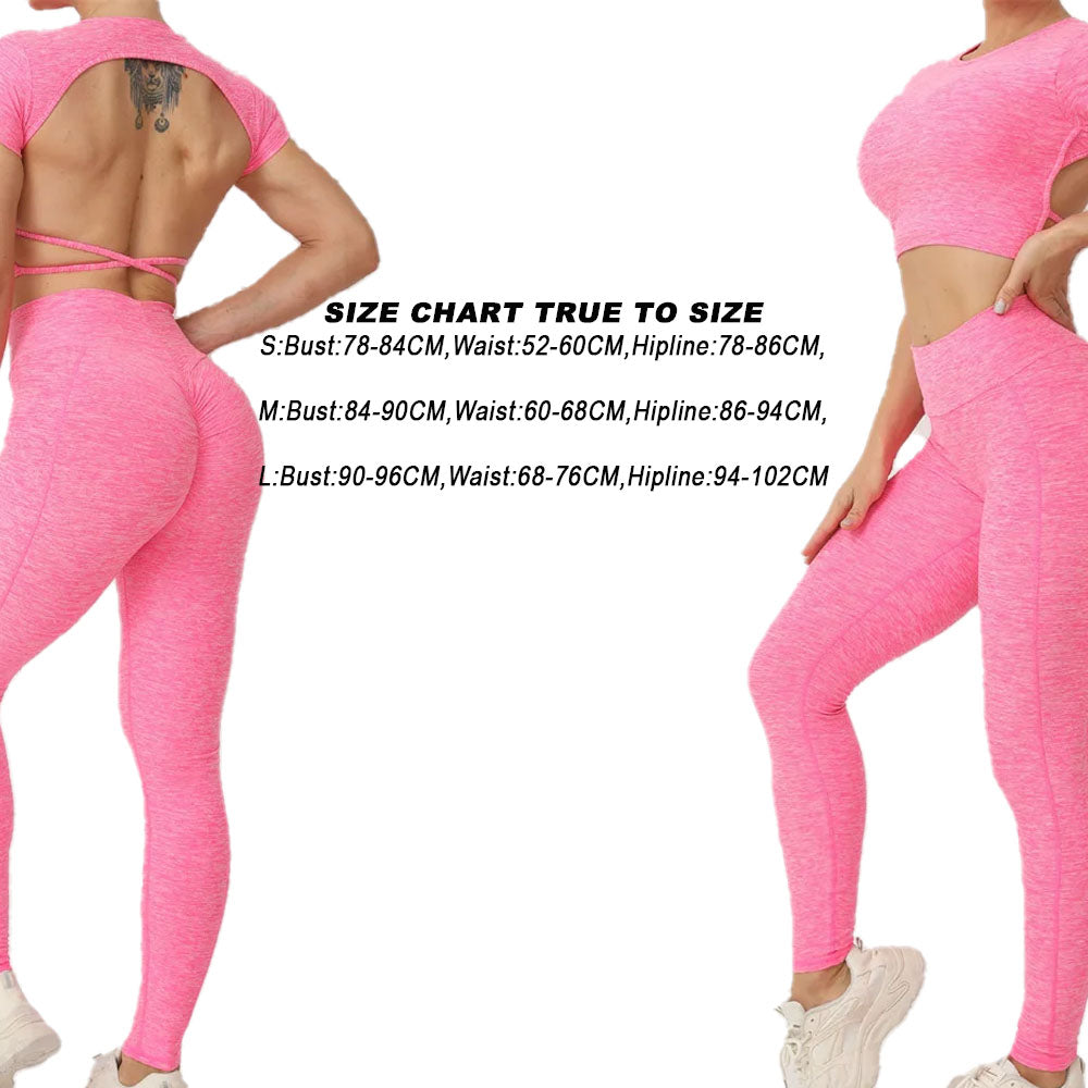 Pump Curve active leggings with Tee SET