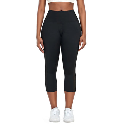 3/4 Gym Sport leggings in black high waist