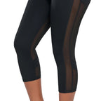 3/4 Gym Sport leggings in black