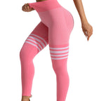 Baller Babe Thigh High Sock V Waist Leggings Pink