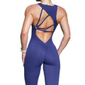 Tiffany Active wear Bodysuit Romper Leggings Blue