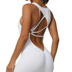 Tiffany Jumpsuit Shorts White