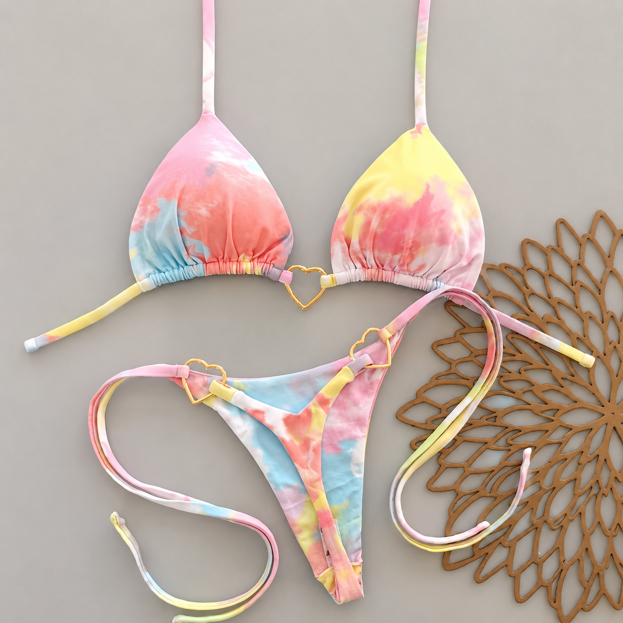 Mimi Tye Dye String Bikini