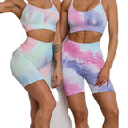 Tye Dye Shorts and Crop Top Set