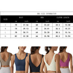 Ivy womens V Back crop top Blue