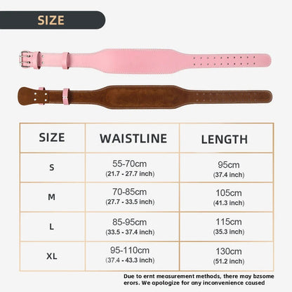 Weight Lifting Belt For Women in Pink