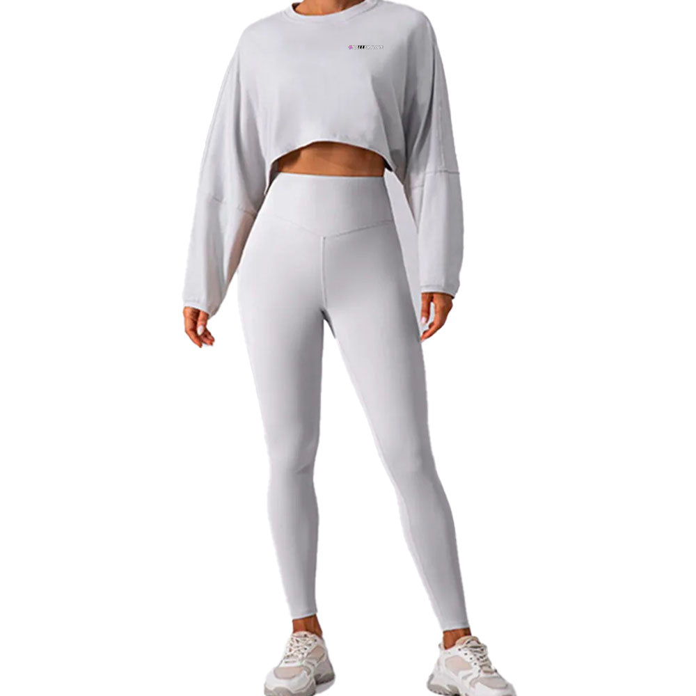 Elevate Jumper with Leggings White