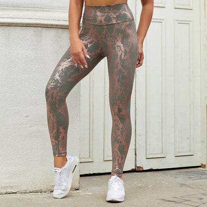 baller-babe-active-wear-snake-gold-yoga-leggings