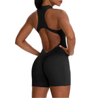 Baller Babe gym Bodysuit with Zip and Pockets