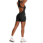 Baller Babe gym Bodysuit with Zip and Pockets