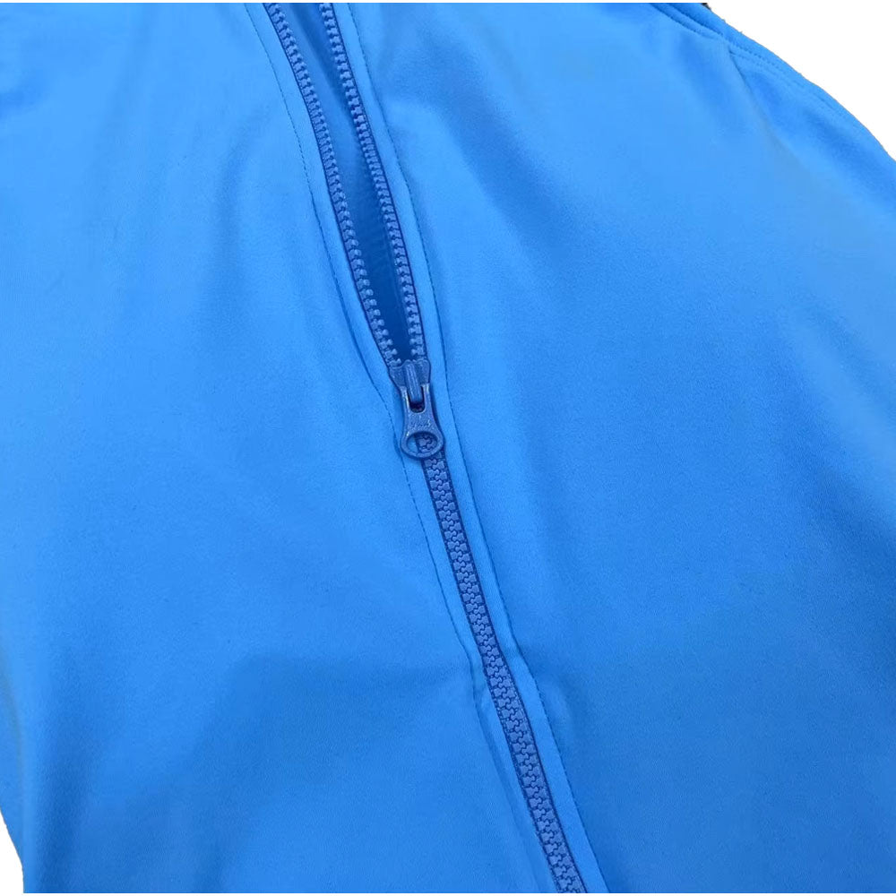 Baller Babe gym Bodysuit with Zip Ice Blue