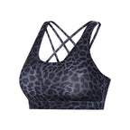 Lana Leopard Print Crop Top - Gold