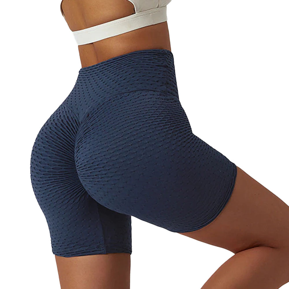 Baller Babe compression activewear shorts Blue