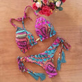 Kahini Bikini Pink Top and Bottom (Set)