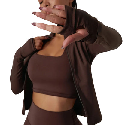 Slim Fit Active Zip Force Jacket