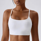 Criss Cross Baller Babe Yoga Bra Top Black