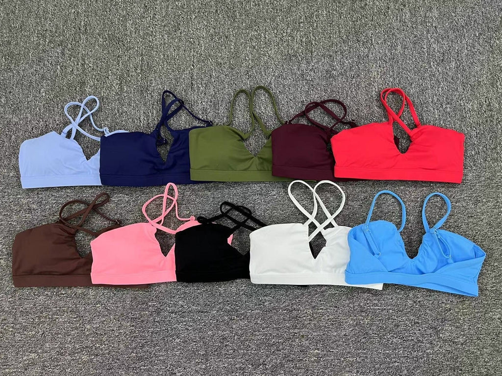 Arianna Crop Top Deep Blue