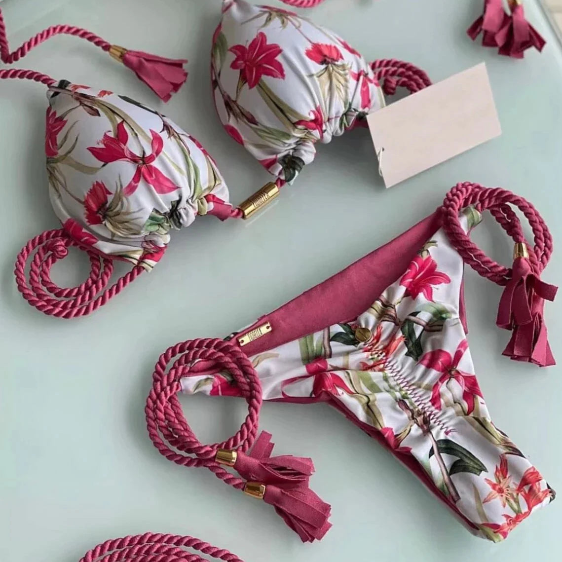 Pixie Bikini Top and Bottom (Set)