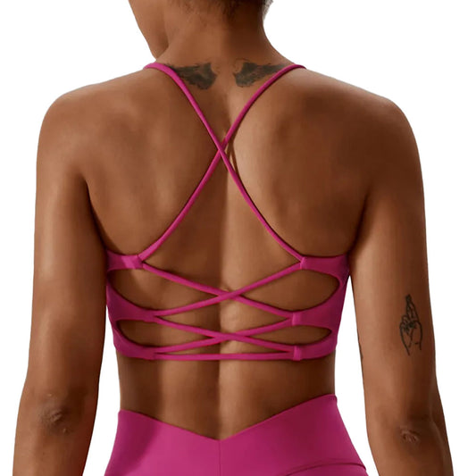Luxe Crop Top in Pink