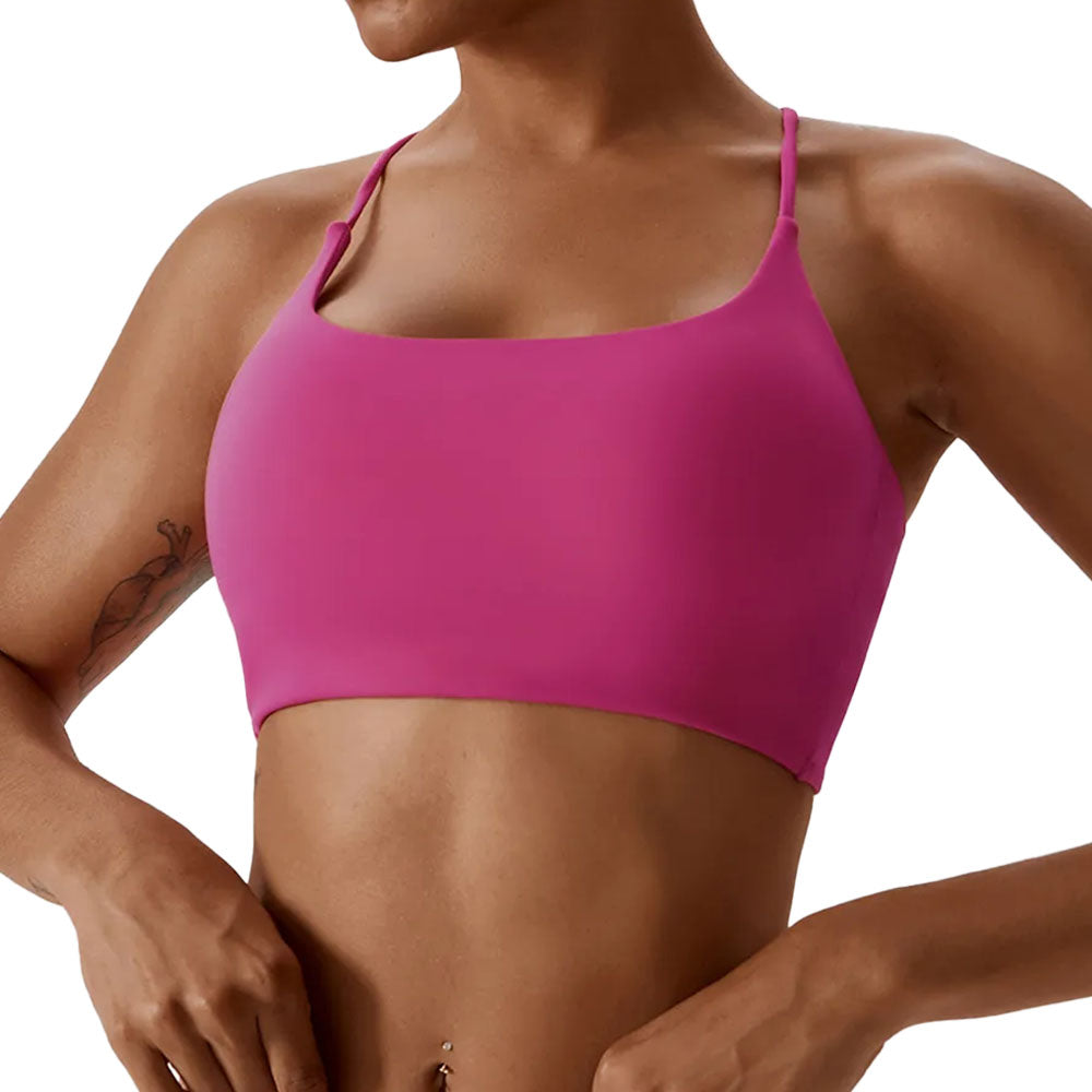 Luxe Crop Top in Pink