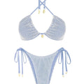 Zaful Meshed Bikini Top and Bottom (Set)
