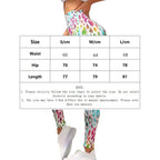 Rainbow workout seamless leggings