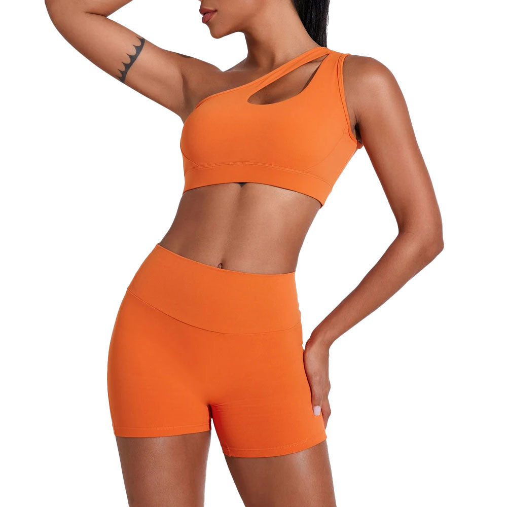 Miami Cargo Shorts with Off Shoulder Crop Top Set