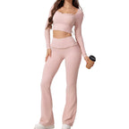 Frilled Bambini Flare Leggings Activewear Set