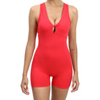 Tiffany Jumpsuit Shorts Ferrari Red
