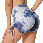 Baller Babe Tie Dye Shorts - Blue