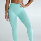 BALLER BABE ACTIVE WEAR SEAMLESS GREEN LEGGINS