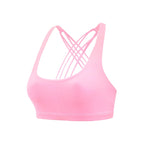 baby pink yoga crop top