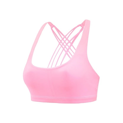 baby pink yoga crop top