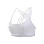 white yoga crop top