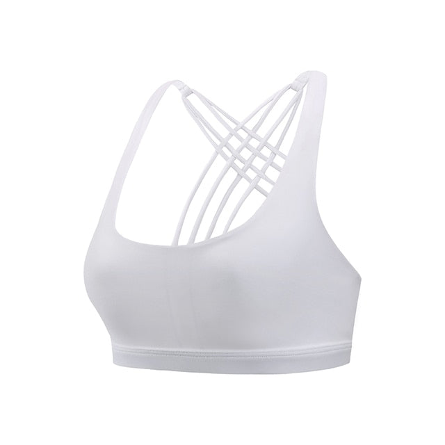 white yoga crop top