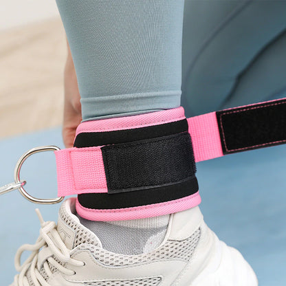 Fitness Ankle Straps Adjustable with D-Ring Foot Support Cuffs Gym australia