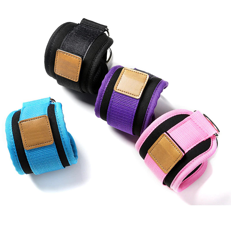 Fitness Ankle Straps Adjustable with D-Ring Foot Support Cuffs Gym australia