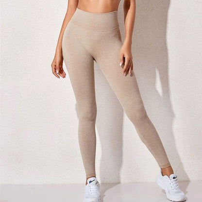 RhiRhi Ribbed Pink Leggings