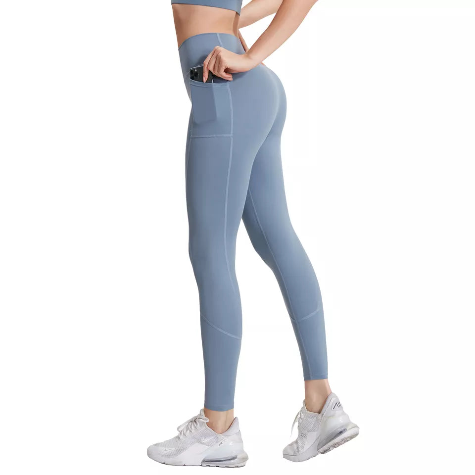 XL BLACK YOGA LEGGINGS WITH POCKET