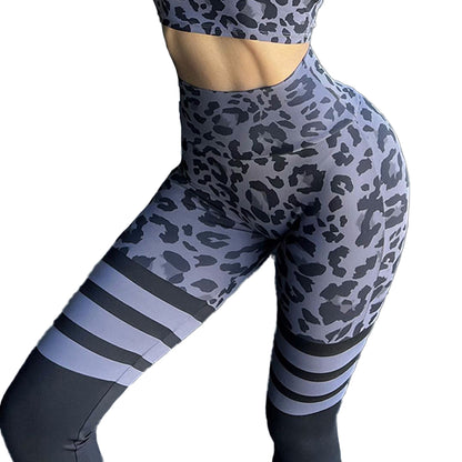 Baller Babe Thigh High Animal Print Leggings - Grey