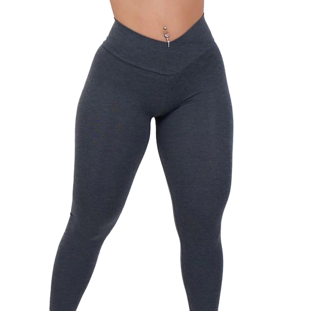 Lazy Sundays V waist Leggings - Grey
