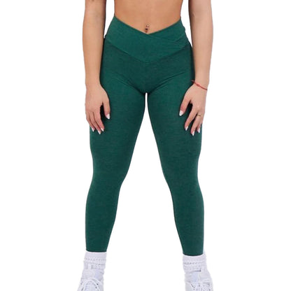 Lazy Sundays V waist Leggings Forest Green