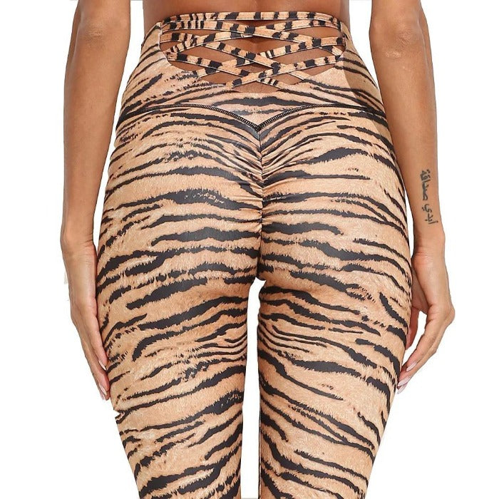 Baller Babes animal tiger print leggings