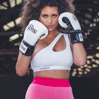 Baller Babe Kylie White off shoulder Crop Top