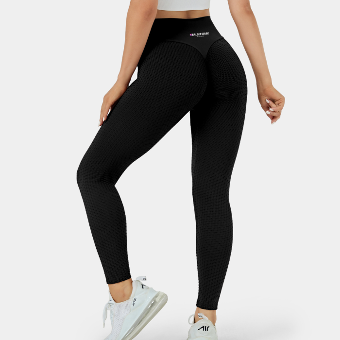 black-scrunch-yoga-pants-womens-activewear-australia-baller-babe