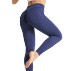 Baller Babe Blue Compression Textured Leggings