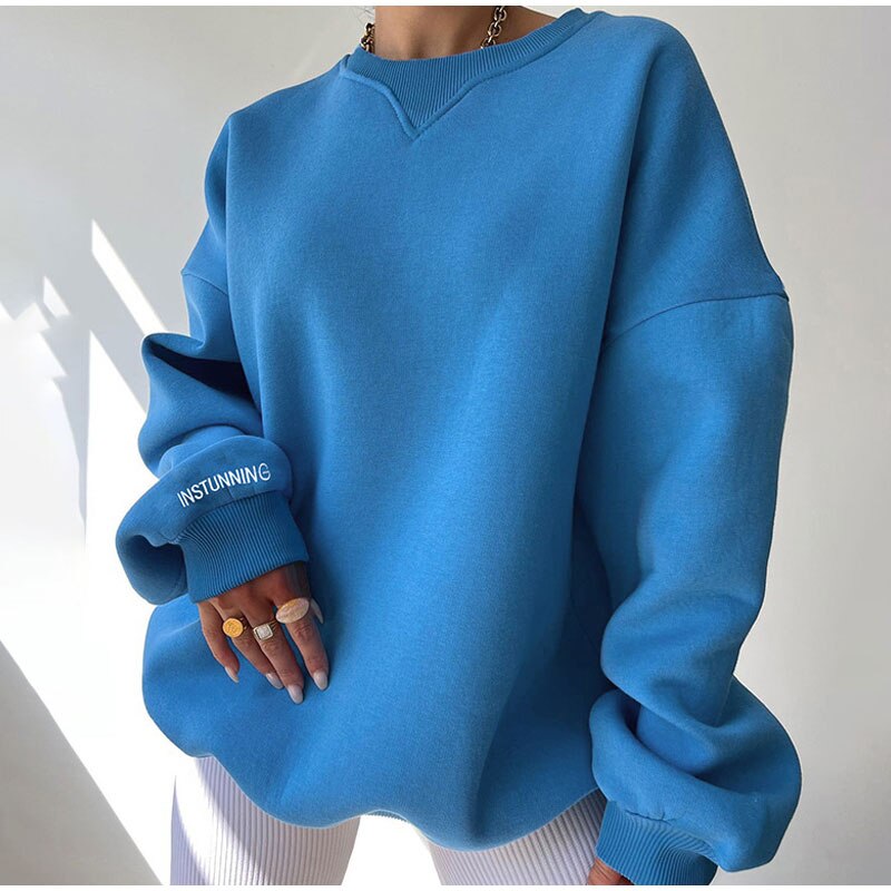 Instunning Blue womens jumper