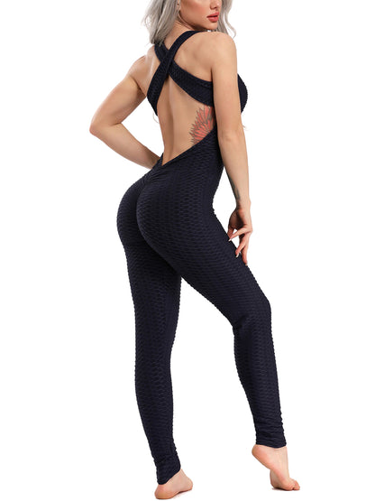 Baller Babe Raceback Jumpsuit  Push Up Scrunch Leggings