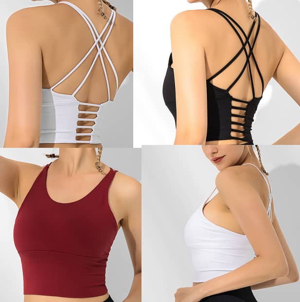 Baller Babe Middi Top with cross back Red Wine