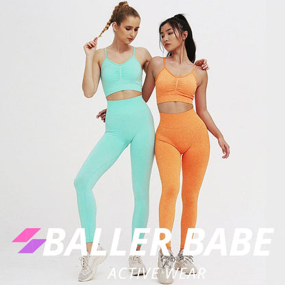Baller Babe Seamless Leggings and Bra 